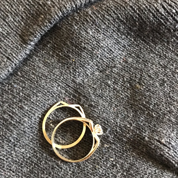 10k gold wedding set - Picture 2 of 3